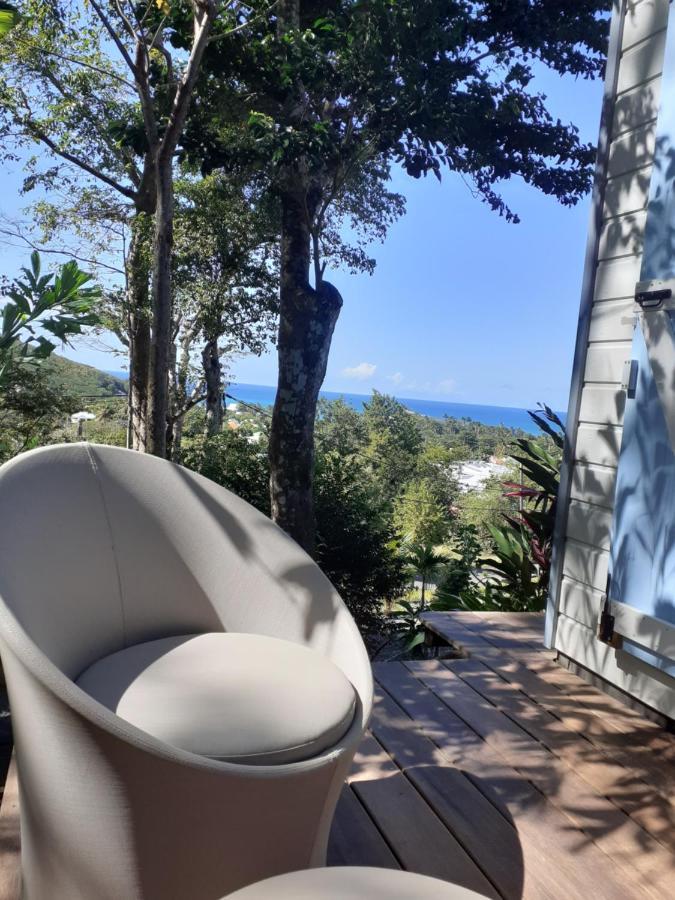 Le Surf Lodge, Chambre Avec Vue Mer Dans Un Ecrin De Verdure Deshaies Eksteriør billede